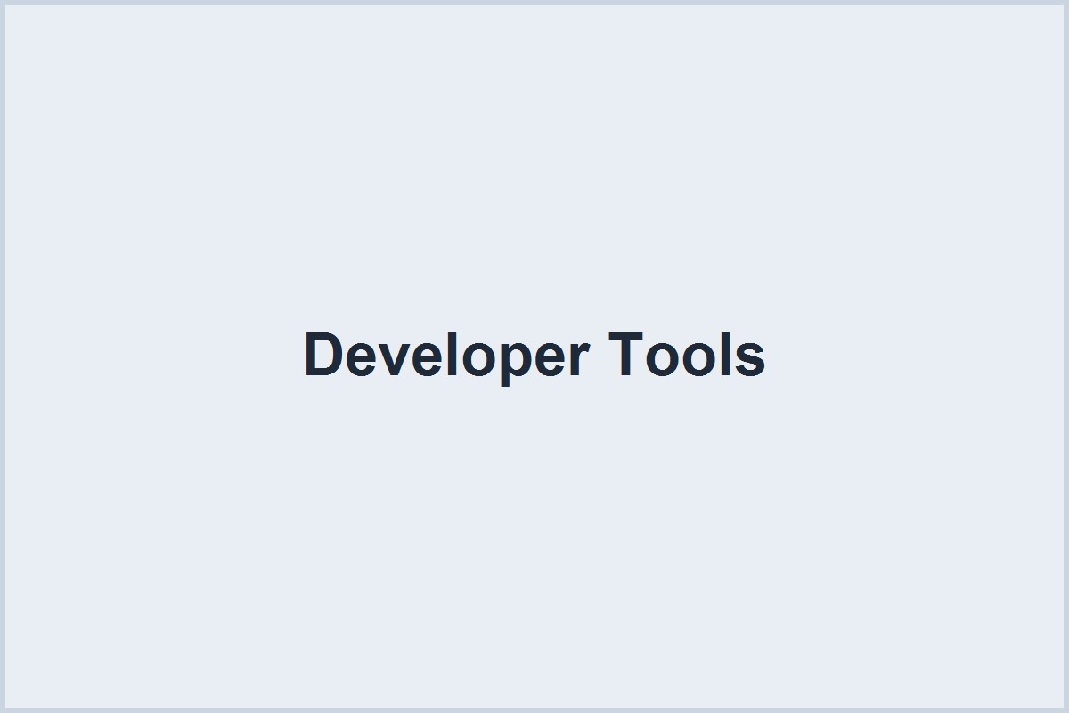 Placeholder representing developer tools by Jaydatt Khodave